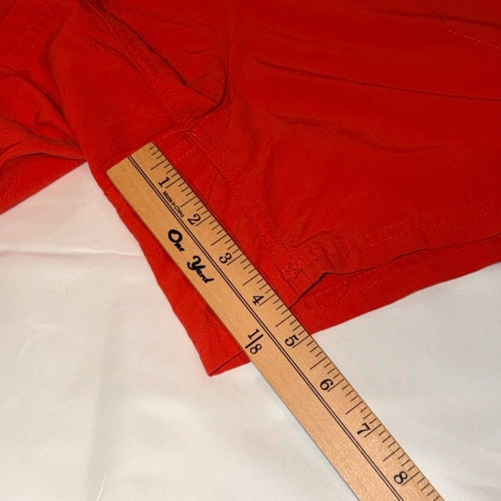 L.L. Bean Pull-on Shorts Mens Large Coral Elastic Waist Swim‎ Outdoor Beach - Picture 4 of 8